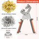 10.5mm Eyelet Plier Tool Kit